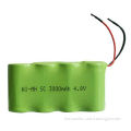 4.8V NiMH Battery Pack, SC 3,000mAh, High Capacity and Power